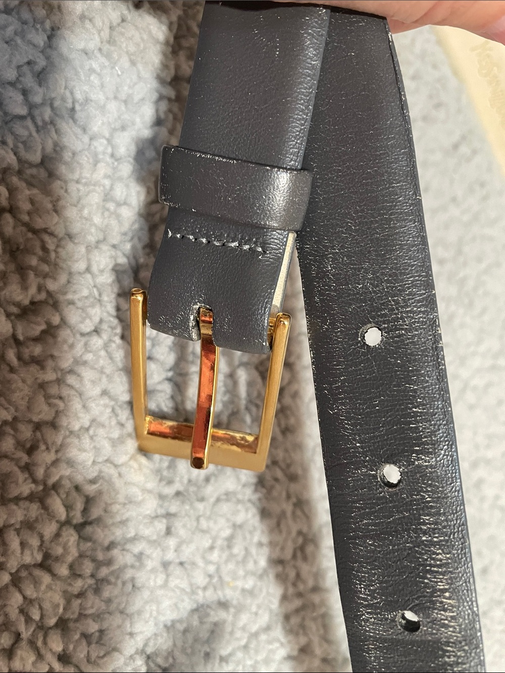 Vintage YSL leather belt